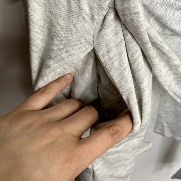 Naked Princess Ava Brushed Terry Short Robe Womens New Large Medium Grey - Picture 11 of 16